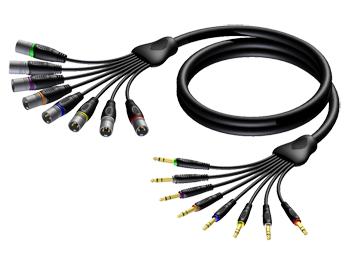Procab 8-parinen TRS - XLRu viuhka, 5m - Lavahaut ja viuhkat - REF8021-5 - 1