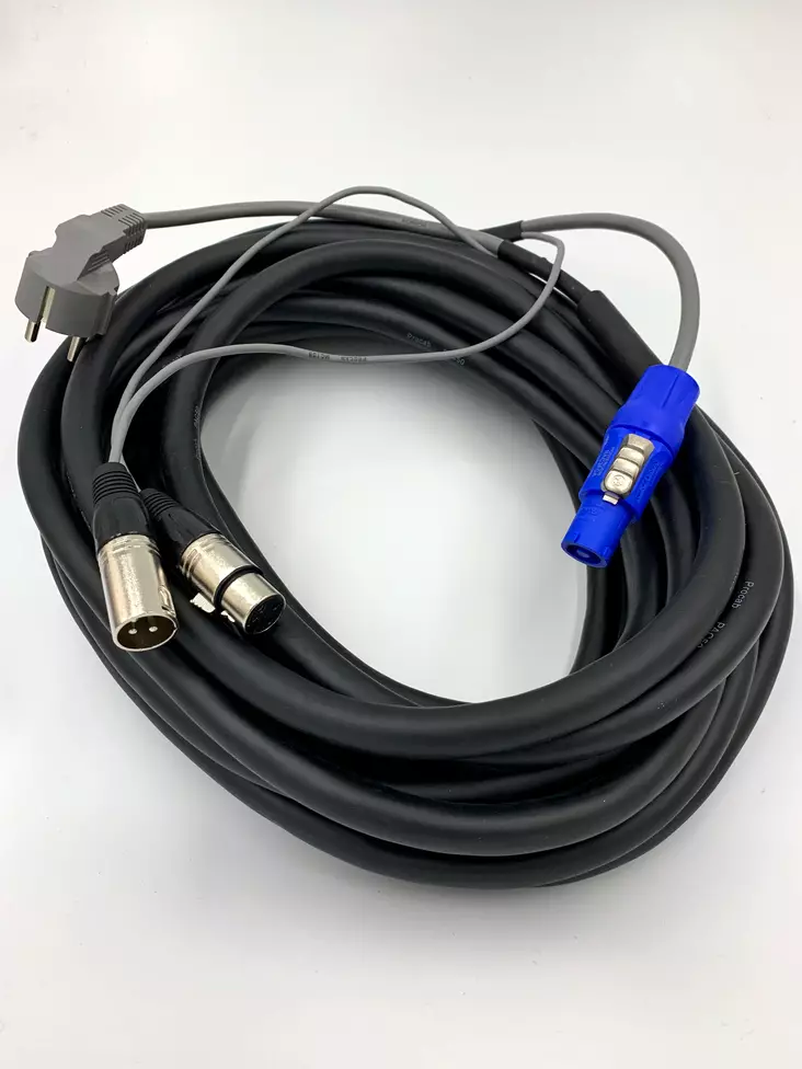 Procab CAB400P Hybridikaapeli Powercon XLR - XLR - XLR -kaapelit - CAB400P-5 - 1