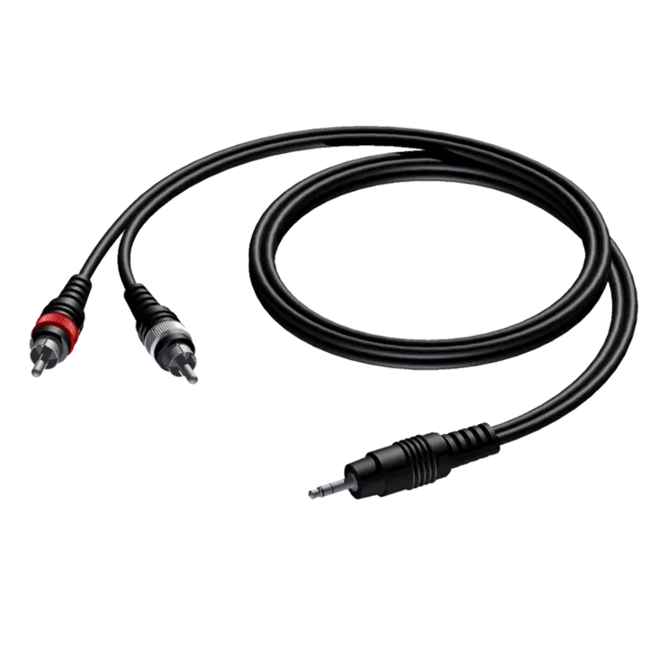 Procab CAB711 trs-2xRCAu kaapeli - 3,5mm Plugi - RCA -kaapelit - APRCAB711-5 - 1