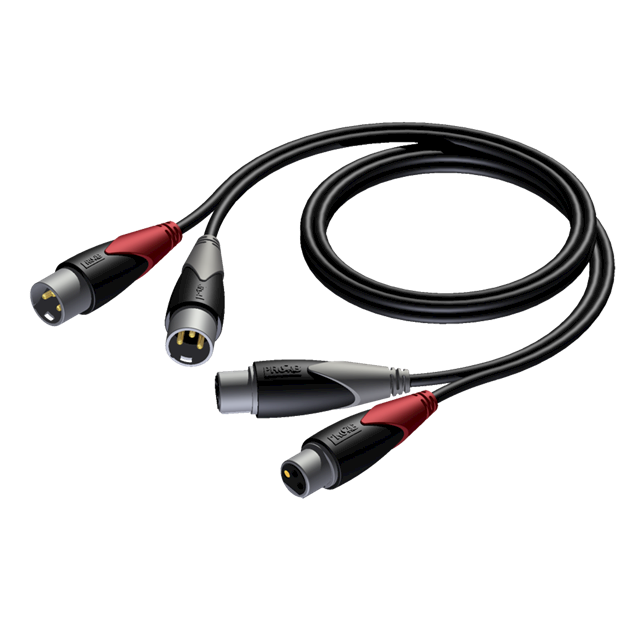 Procab CLA710/0,5 XLRu - XLRn parikaapeli 0,5 m - XLR - XLR -kaapelit - APRCLA710-0.5 - 1