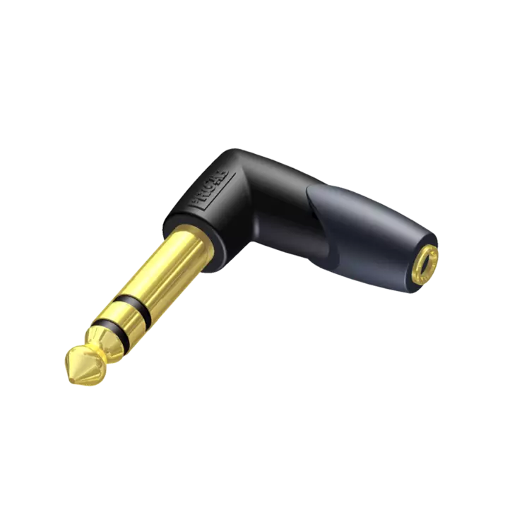 Procab CLP205 3,5 mm TRS-kulmajakki - 6,3 mm TRS-plugi adapteri - Adapterit ja adapterikaapelit - APRCLP205 - 1