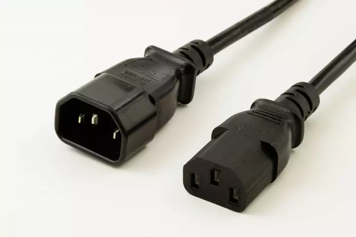SPS PowerCable maadoitettu virtajohto - Virtakaapelit, 230V - SPSPWREUROEURO-0.5 - 1