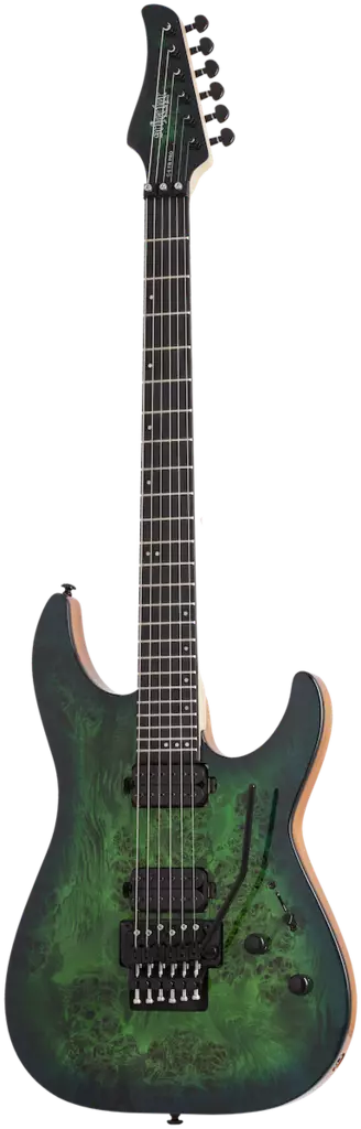 Schecter C-6 Pro FR Aqua Burst sähkökitara - Sähkökitarat - YSC3635 - 1