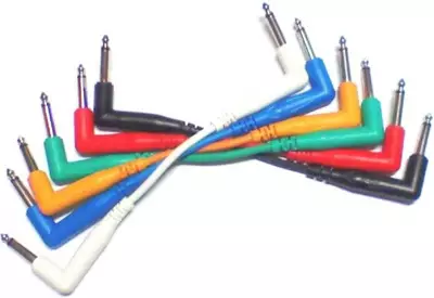 Proel BULK500LU015 efektijohtosetti 6 kpl, 0,15m - Kitarakaapelit - PRBULK500LU015 - 1