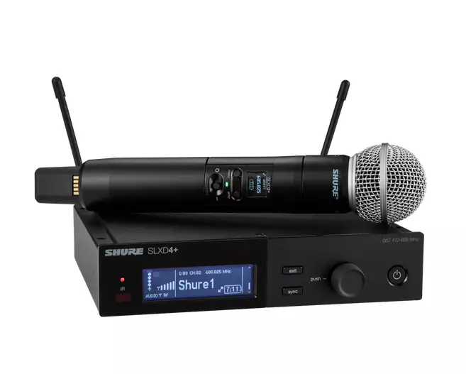 Shure SLXD24+/SM58 käsimikrofonijärjestelmä - Käsimikrofonijärjestelmät - SLXD24PLUS-58-G65 - 1
