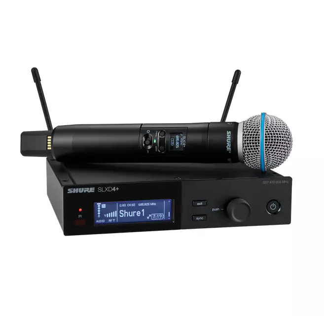 Shure SLXD24+/B58 käsimikrofonijärjestelmä - Käsimikrofonijärjestelmät - SLXD24PLUS-B58-G65 - 1