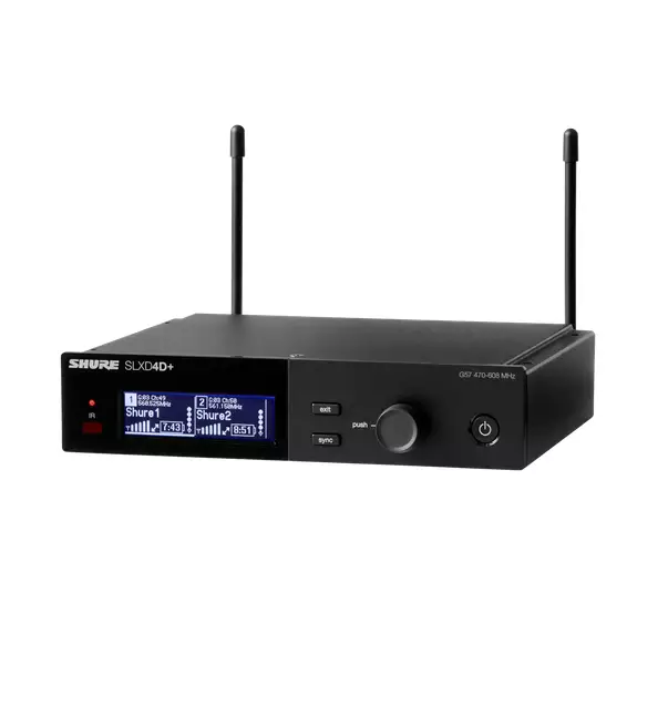 Shure SLXD4D+E vastaanotin - Vastaanottimet - SLXD4DPLUSEG65 - 1