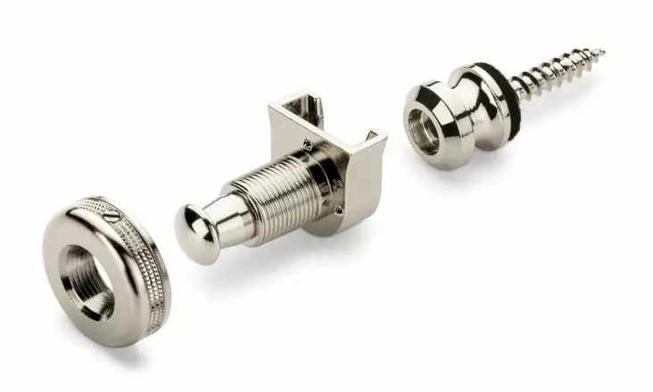 Schaller S-Locks M Nickel - Kitarahihnat - 2783445 - 1