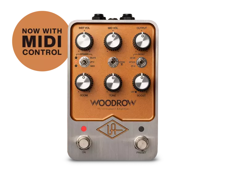 Universal Audio UAFX Woodrow '55 pedaali - Kitaraefektit ja -pedaalit - WOODROW55 - 1