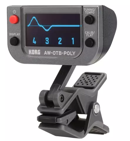 KORG AW-OTB-POLY Polyfoninen clip-on viritin bassolle - Virittimet bassolle - 8051586 - 1