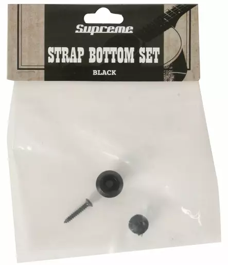 Supreme Strap Bottom Set Black hihnatappi - Kitaratarvikkeet - 228776 - 1