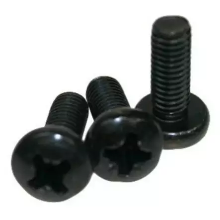 SPS räkkiruuvi M6x16 musta - 19'' räkkitarvikkeet - RR6 - 1