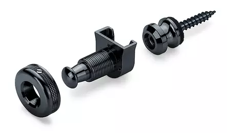 Schaller S-Locks M Black Chrome - Kitarahihnat - 2781446 - 1