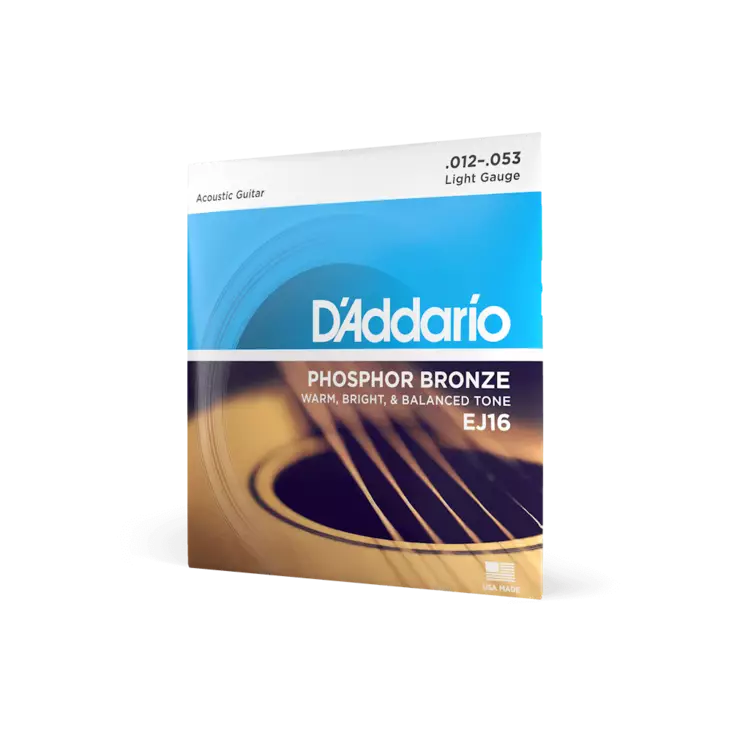 D'Addario EJ16 12-53 Phosphor Bronze akustisen kielisetti - Kitaran kielet - EJ16 - 1