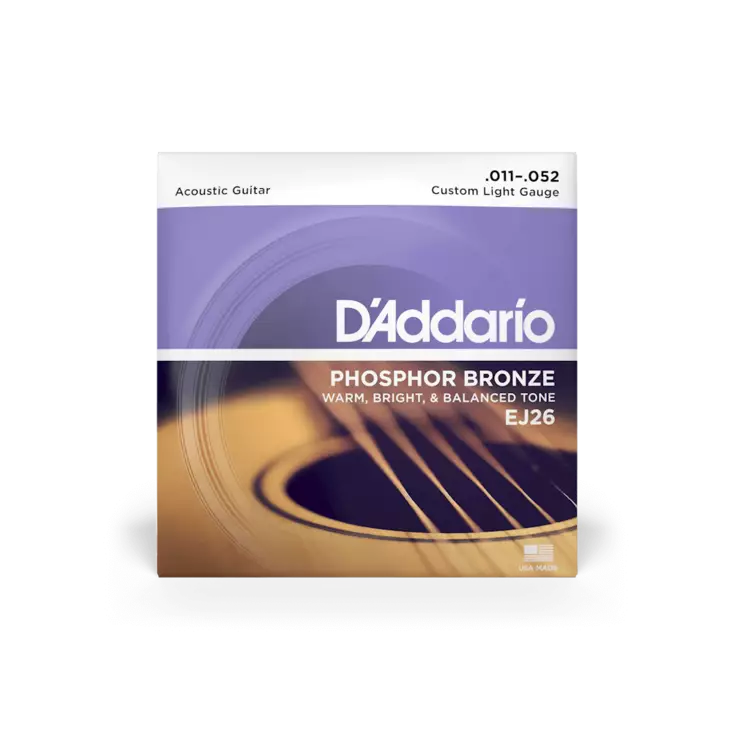 D'Addario EJ26 11-52 Phosphor Bronze akustisen kielisetti - Kitaran kielet - EJ26 - 1