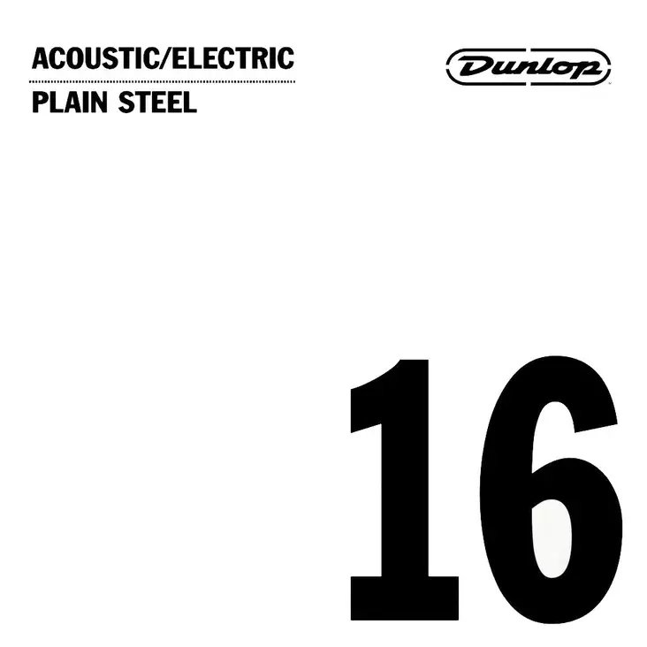 Dunlop Plain steel .016 irtokieli - Kitaran kielet - DPS016 - 1