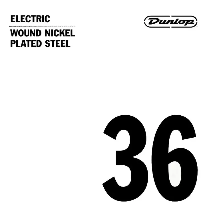 Dunlop Wound nickel plated steel .036 irtokieli - Kitaran kielet - DNPS036 - 1