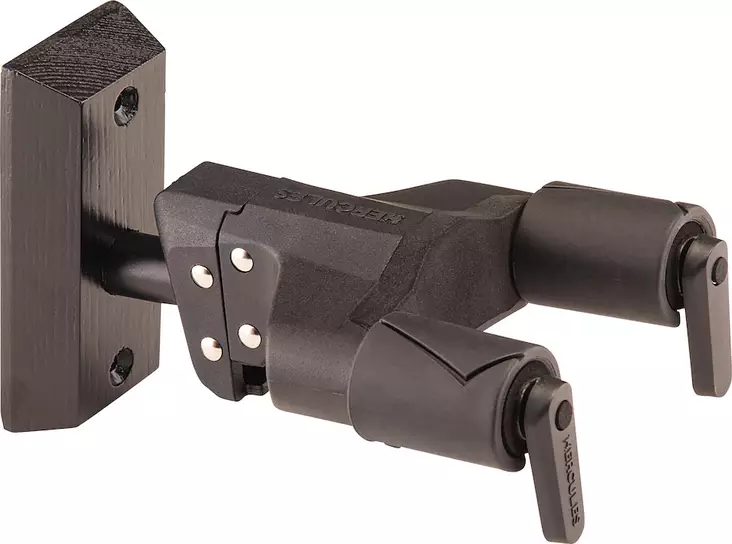 Hercules GSP38WBK PLUS kitaran/basson seinäteline, musta - Kitaratelineet - 4075016 - 1