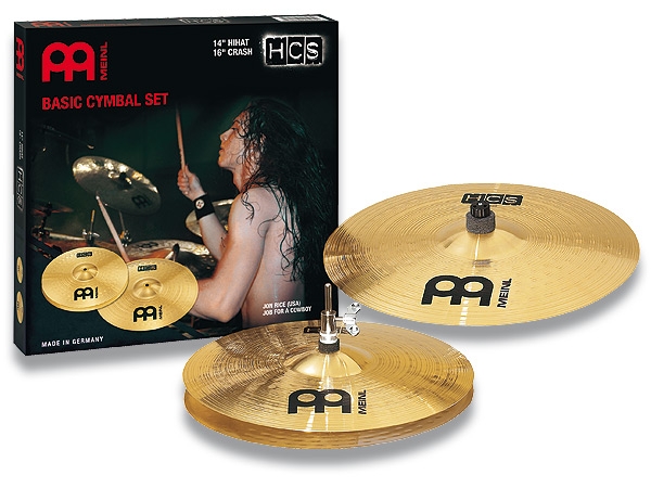 Meinl HCS Basic Symbal Set symbaalisetti - Symbaalit - HCS1416 - 1