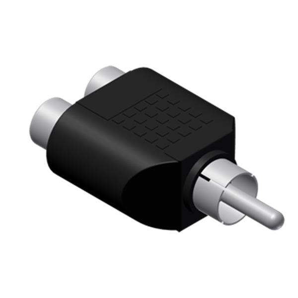 Procab VC106 Y-adapteri RCAu -> 2xRCAn - Adapterit ja adapterikaapelit - APRVC106 - 1
