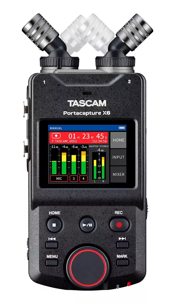 Tascam Portacapture X6 digitaalitallennin - Kannettavat ja kenttätallentimet - PCX6 - 1