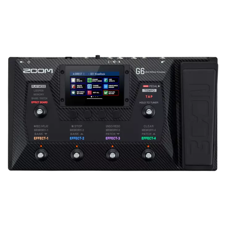 Zoom G6 multiefekti - Kitaraefektit ja -pedaalit - YZOG6 - 1