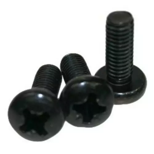 SPS räkkiruuvi M6x16 musta - 19'' räkkitarvikkeet - RR6 - 1