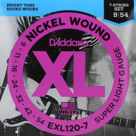 D'Addario EXL120-7 kielisetti - Kitaran kielet - EXL120-7 - 1