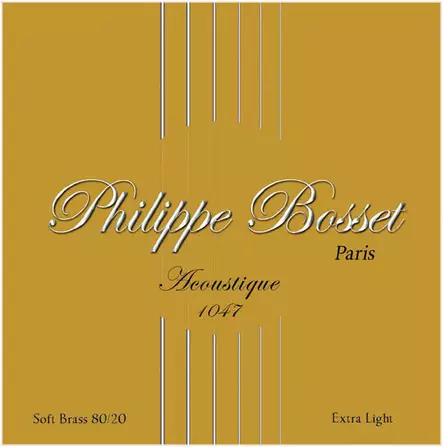 Philippe Bosset Acoustique Soft Brass Extra Light 10-47 kielisarja - Kitaran kielet - PHILBOSSETAQ1047 - 1