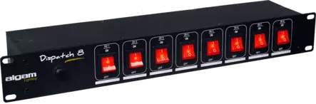 SPS Dispatch 8 pistorasiapaneeli kytkimillä 8-osainen - Virtakaapelit, 230V - 548007 - 1