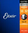 Elixir Nanoweb Light-Heavy 10-52 kielisarja - Kitaran kielet - 101177 - 1