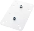 König & Meyer 24352 kaiuttimen adapterilevy valkoinen - Studio- ja HIFI-kaiutintarvikkeet - 24352-000-57 - 1