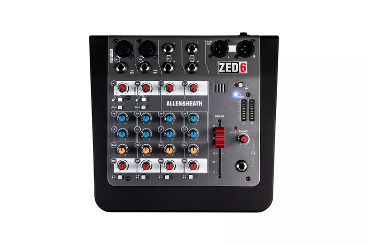Allen & Heath ZED-6 6-kanavainen mikseri - Pikkumikserit, 2-6 kanavaa - 204400047 - 1