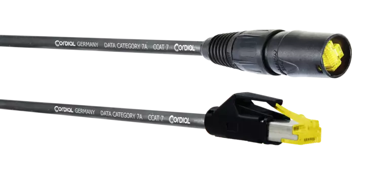 Cordial CAT7 etherCON / RJ45 datakaapeli - Verkkokaapelit - CSE03NH7 - 1
