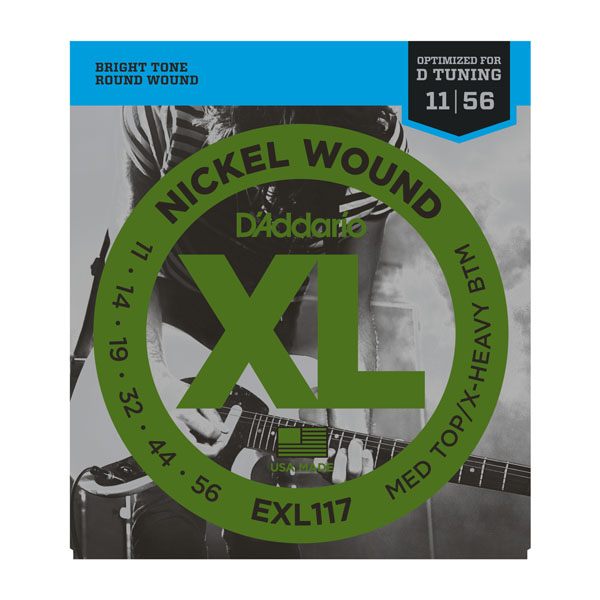 D'Addario EXL117 011-056 ¨Drop D¨ kielisetti - Kitaran kielet - EXL117 - 1