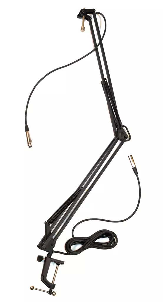 SPS MS23 radio-DJ-mikrofoniteline + mikrofonikaapeli - Mikrofonitelineet - 228527 - 1