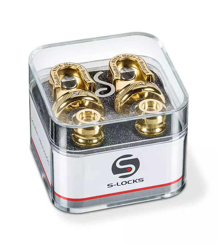 Schaller S-Locks Gold hihnalukot - Kitarahihnat - 2783447 - 1