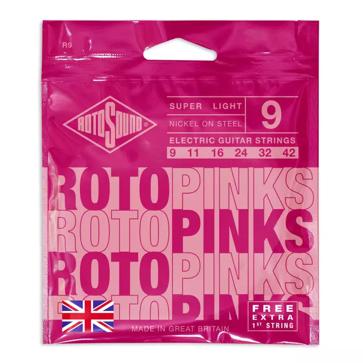 Rotosound R9 Roto Pinks 9-42 - Kitaran kielet - 280117 - 1