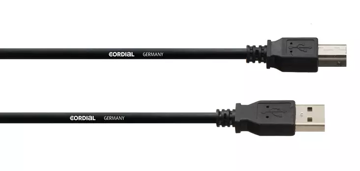 Cordial USB A - USB B kaapeli - USB-kaapelit - CUSB18 - 1