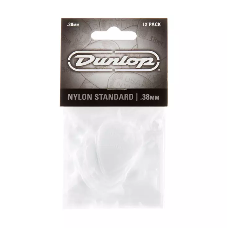 Dunlop Nylon Standard 0.38mm plektrat - Plektrat - BAG44P38 - 1