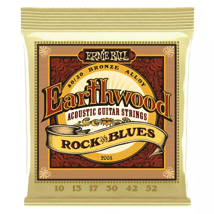 Ernie Ball 2008 Earthwood 80/20 Rock & Blues kielisetti - Kitaran kielet - 1102008 - 1
