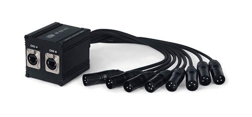 Leem NW-85M Moninapakaapeli adapteri 8 x XLRu - 2 x RJ45j 1m - Adapterit ja adapterikaapelit - 3919558 - 1