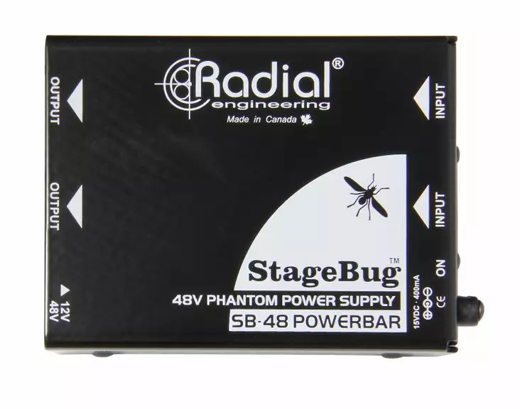 Radial StageBug SB-48 Phantom-virtalähde - Phantom-adapterit ja -virtalähteet - SB48 - 1
