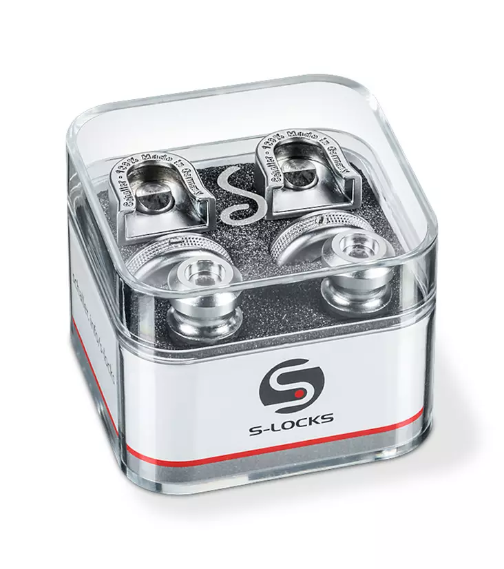 Schaller S-Locks Satin Chrome hihnalukot - Kitarahihnat - 2783448 - 1