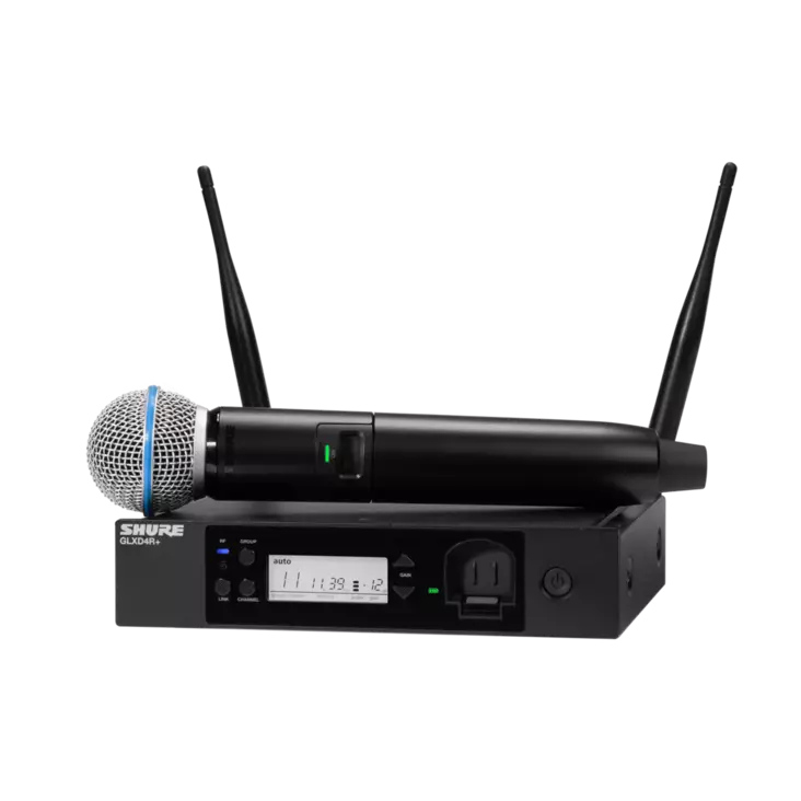 Shure GLXD24R+/B58 käsimikrofonijärjestelmä - Käsimikrofonijärjestelmät - GLXD24PLUSR-B58 - 1