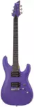 Schecter C-6 Deluxe Satin Dark Purple sähkökitara - Sähkökitarat - YSC429 - 1