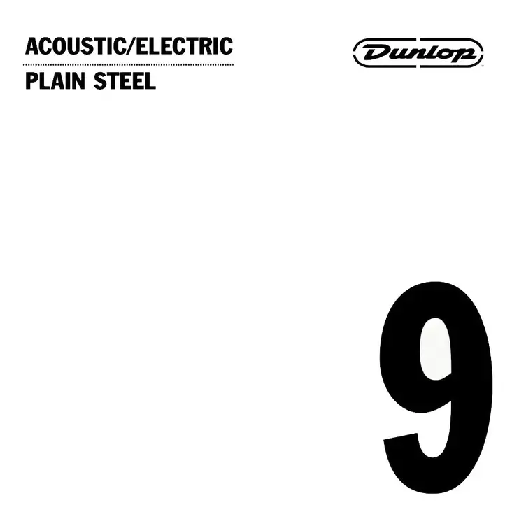 Dunlop Plain steel .009 irtokieli - Kitaran kielet - DPS009 - 1