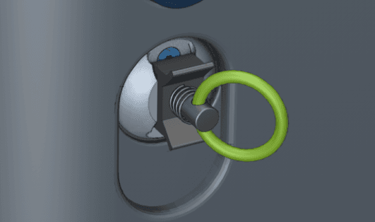 HK Audio STUD-CX kaiuttimen turvakoukku - Kaiutintarvikkeet - 540209 - 1