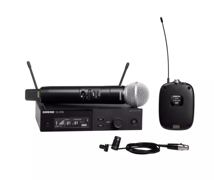 Shure SLXD124/85 combo langaton järjestelmä - Käsimikrofonijärjestelmät - SLXD124-85-G59 - 1