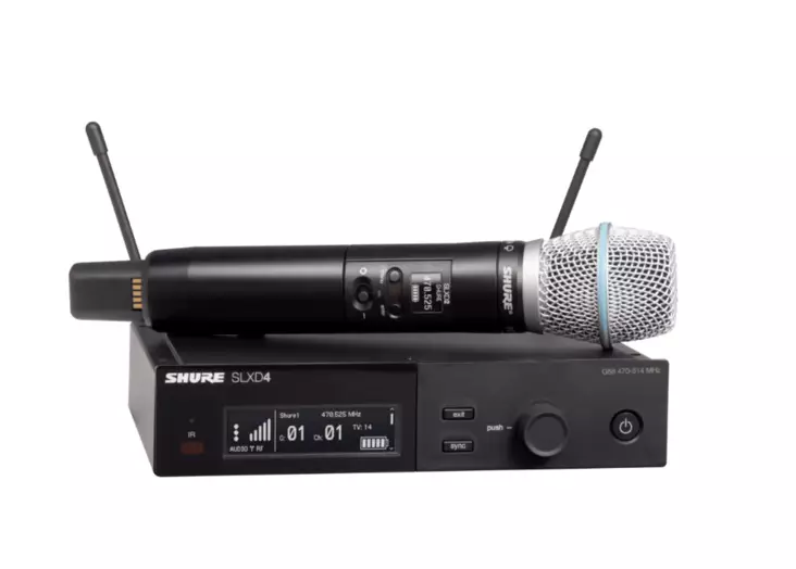 Shure SLXD24/B87A käsimikrofonijärjestelmä - Käsimikrofonijärjestelmät - SLXD24E-B87A-G59 - 1